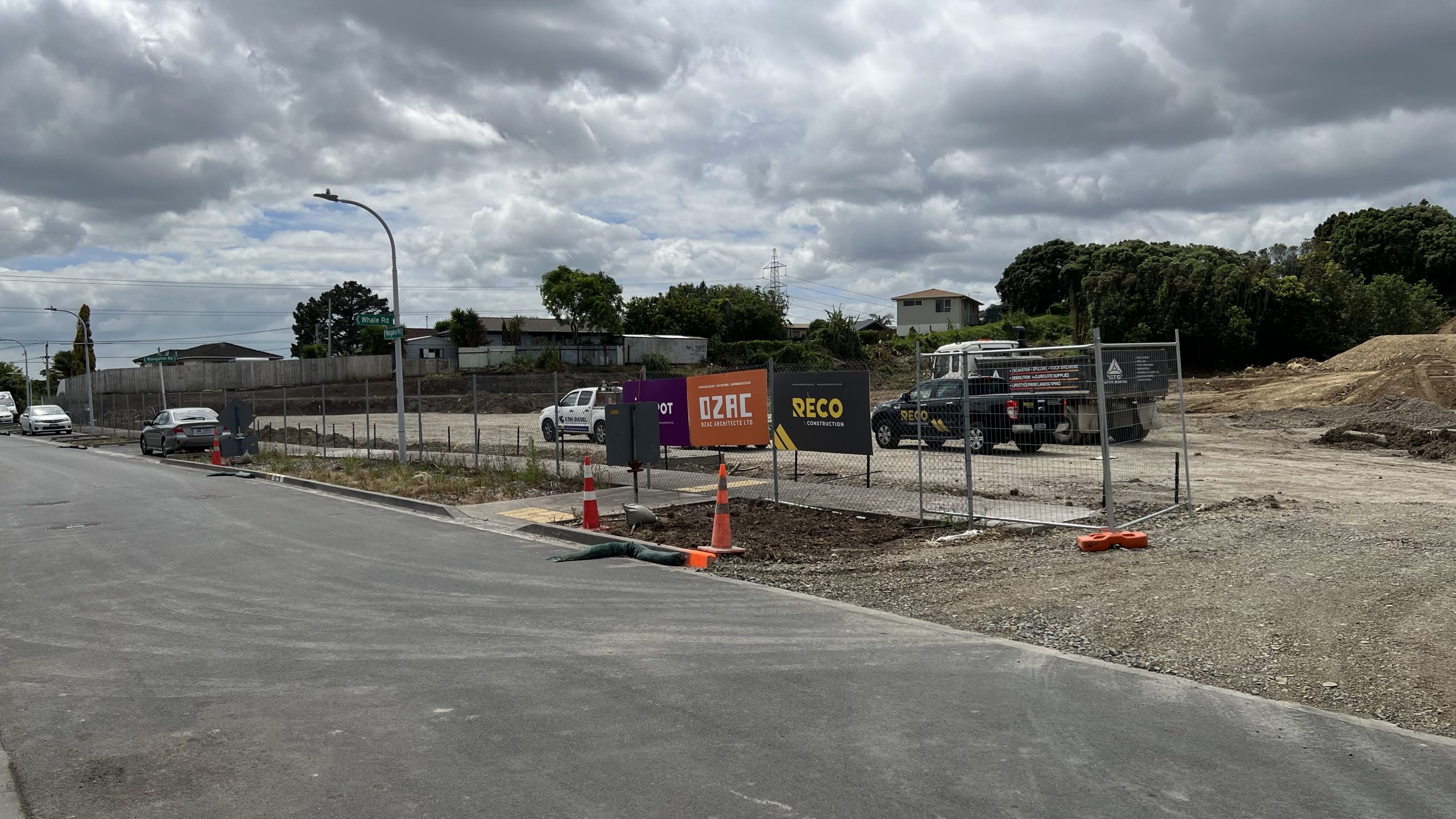 The earthworks have started at The Glade site!